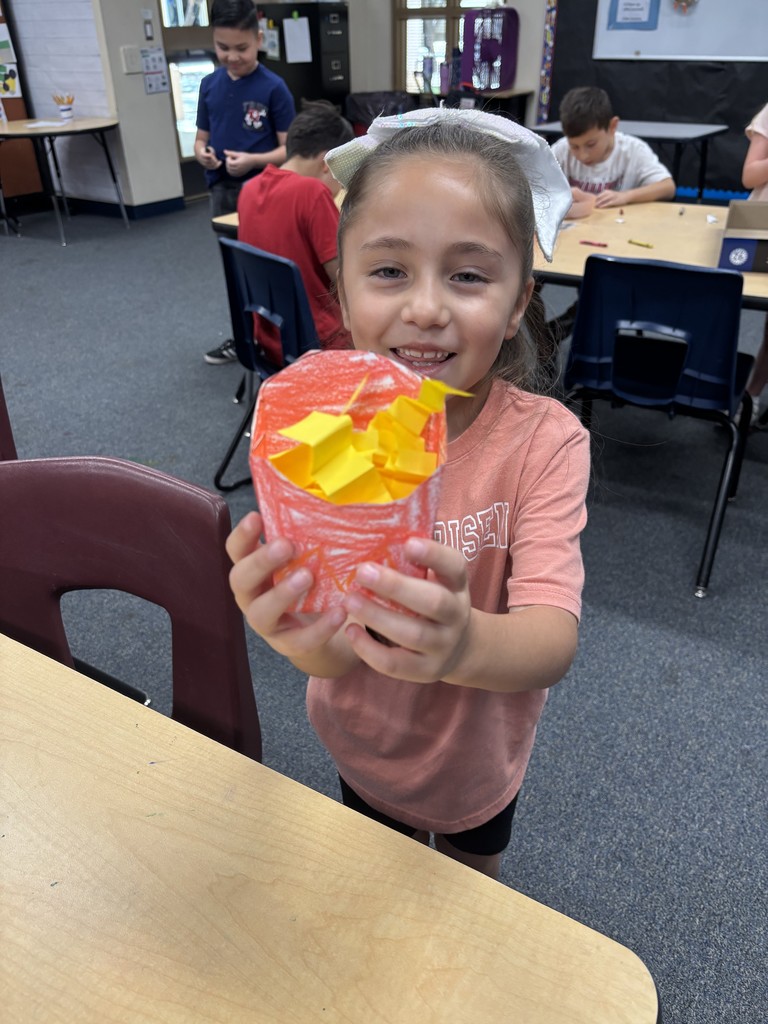 First Graders in Art Class