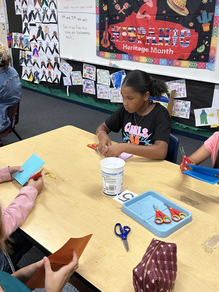Students in Art class
