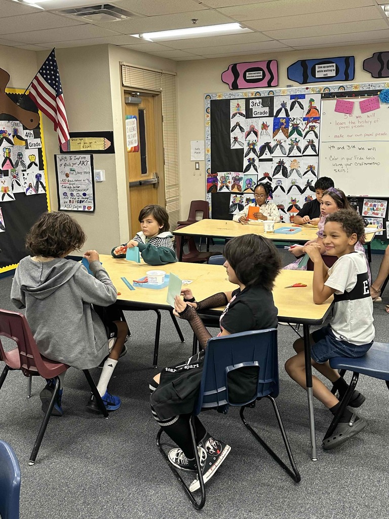 Students in Art Class