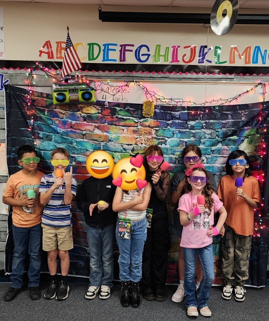 Third Grade students on Rock our School Day