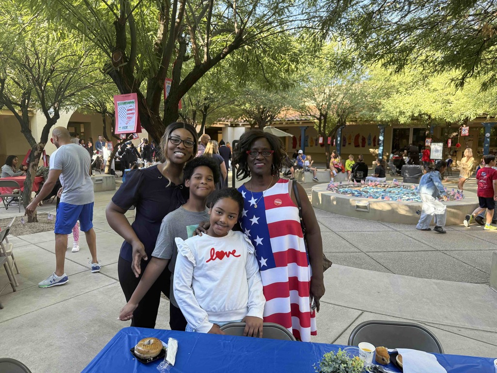 Families at Veteran's Day Breakfast