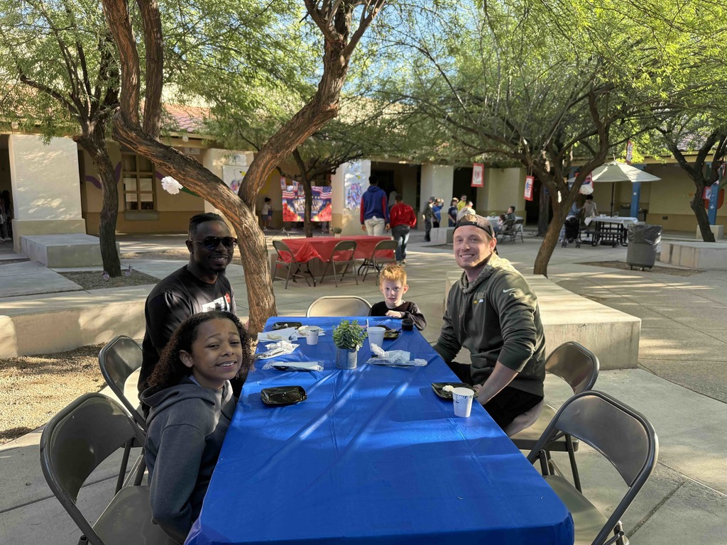 Families at Veteran's Day Breakfast