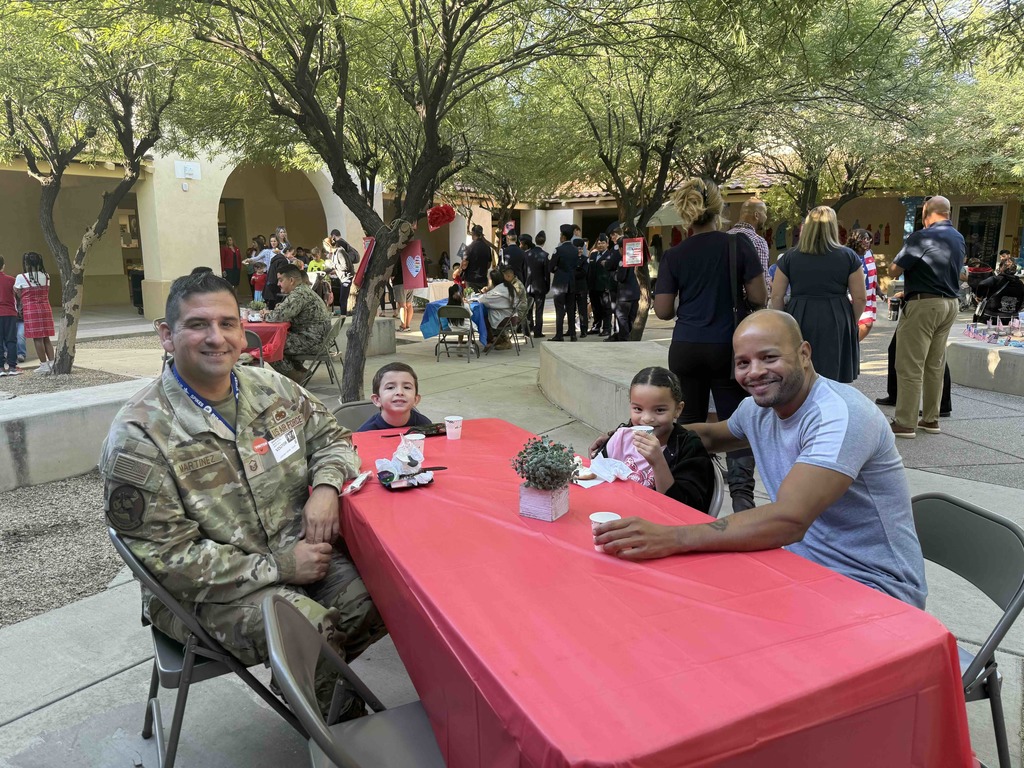 Families at Veteran's Day Breakfast