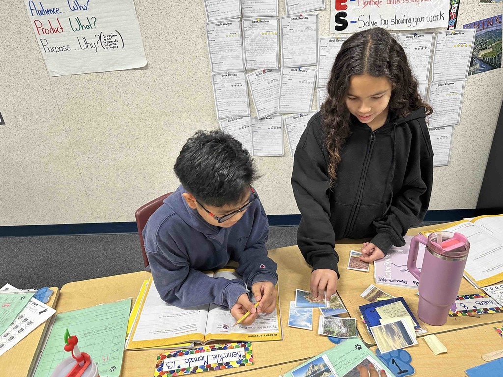 Students in classroom working on Science
