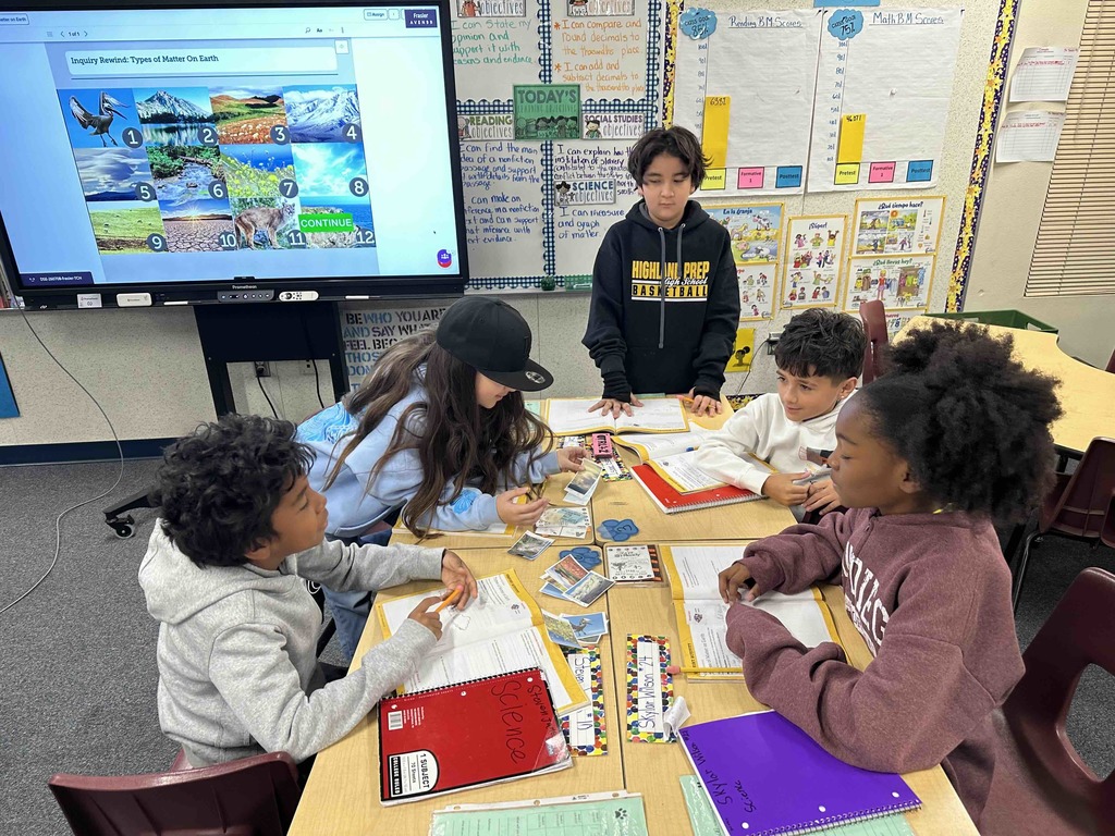 Students in classroom working on Science