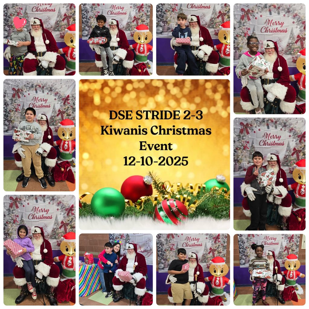 Students Celebrating Kiwanis Christmas Event