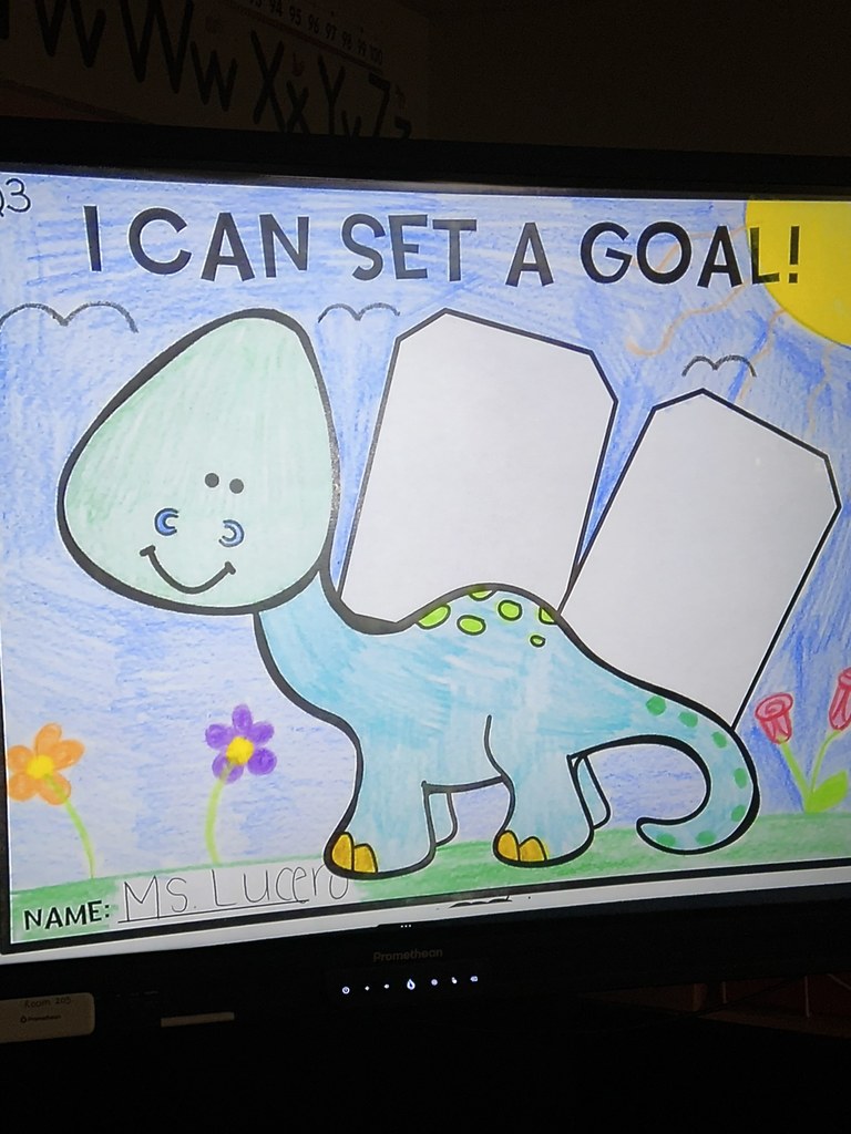 Kindergarten getting ready to set goals for the new year