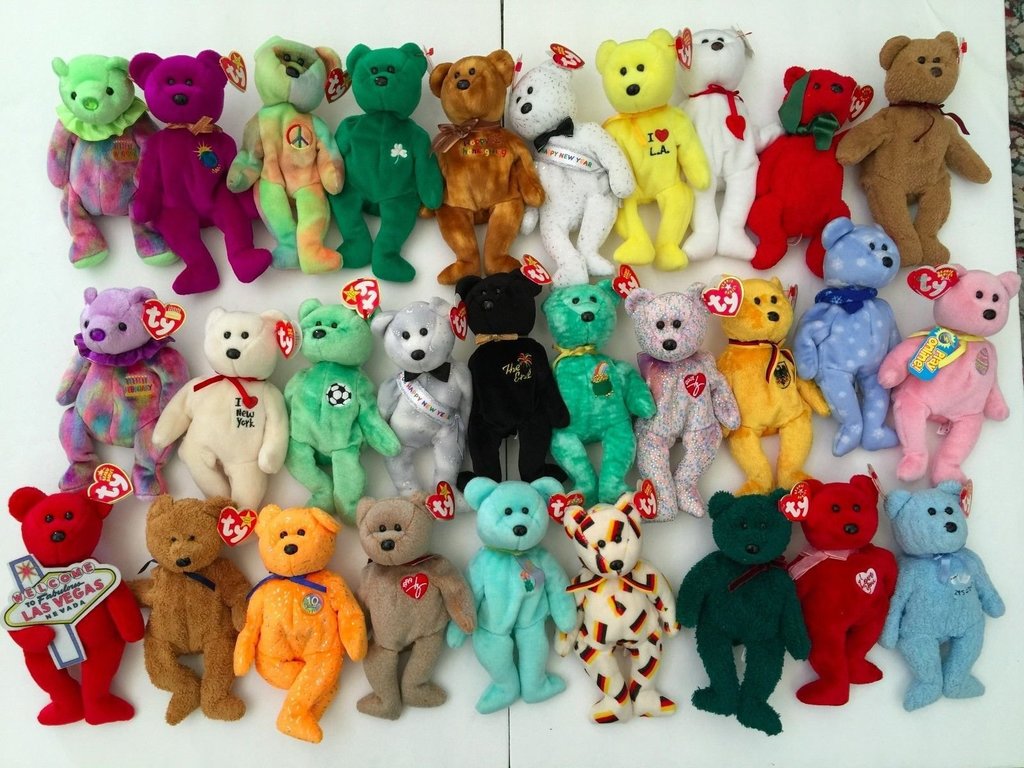 Beanie baby bears
