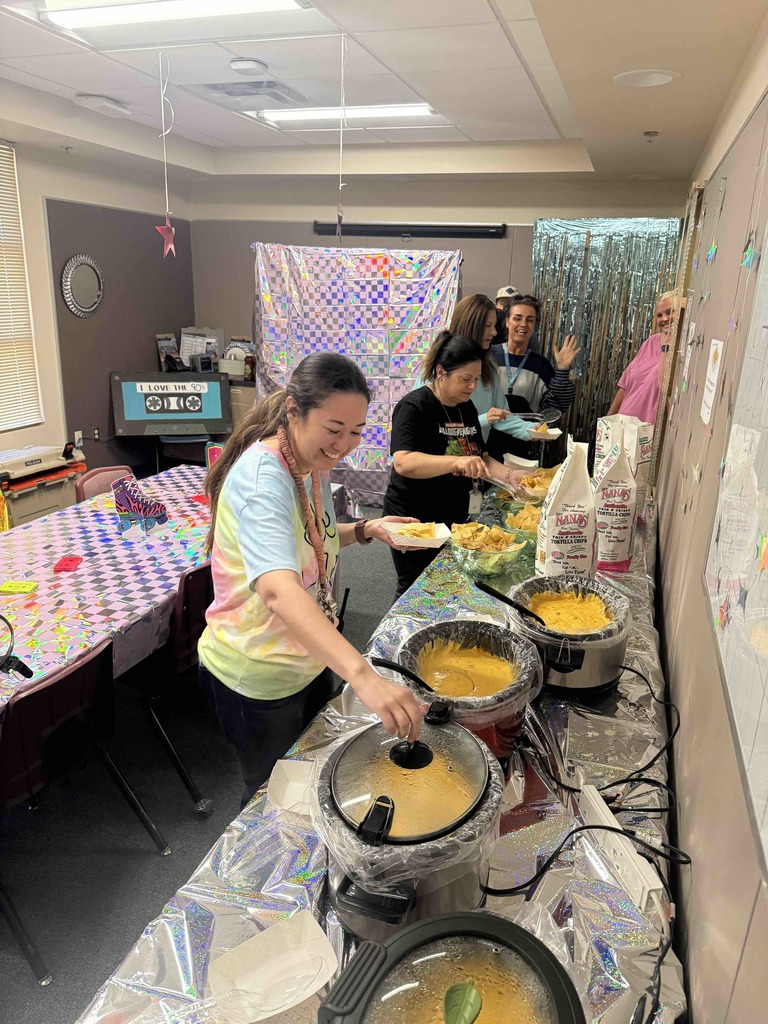 teachers at nacho bar