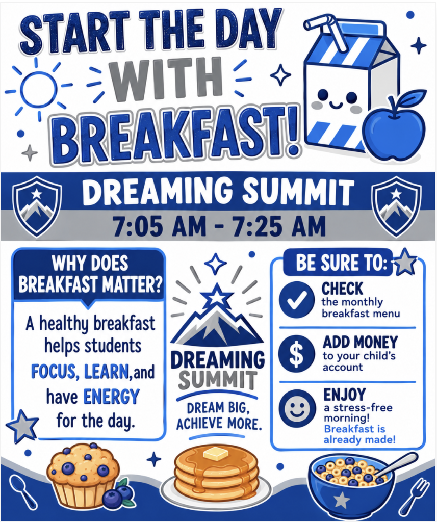 Start the day with Breakfast at Dreaming Summit