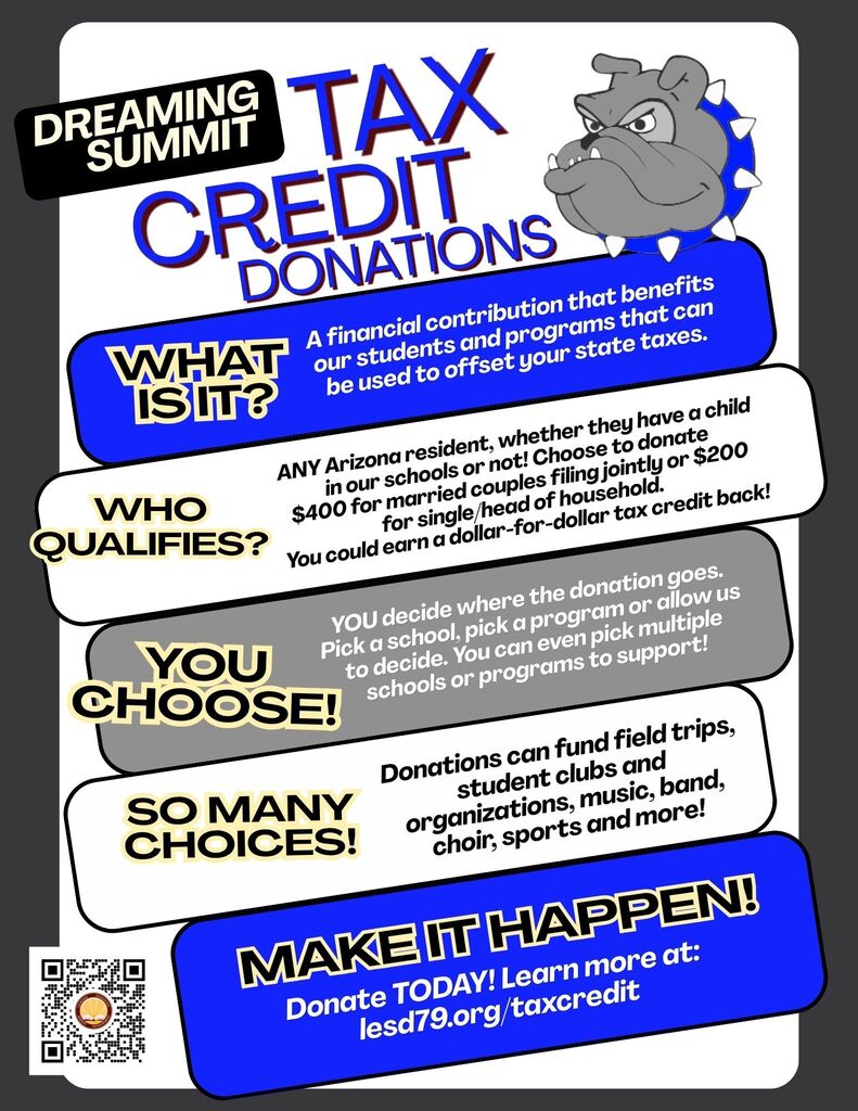 Tax Credit Donations Flyer
