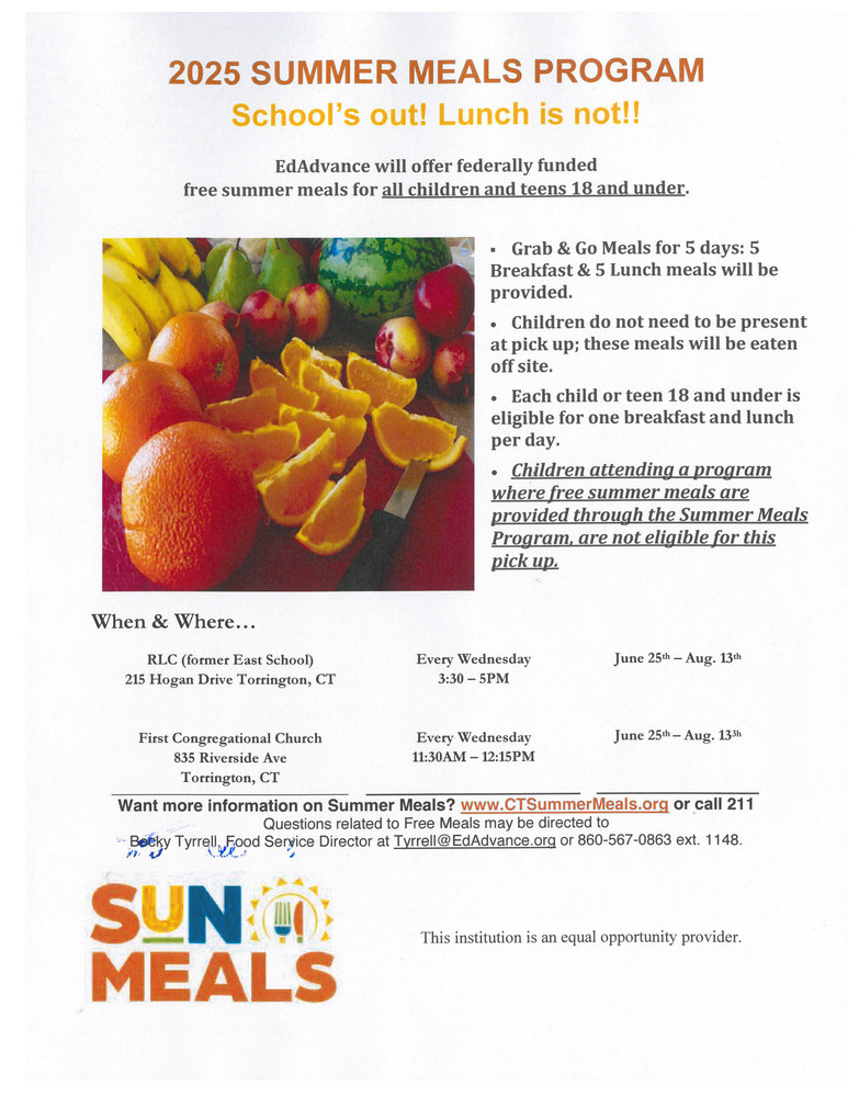 Summer Meals Flyer