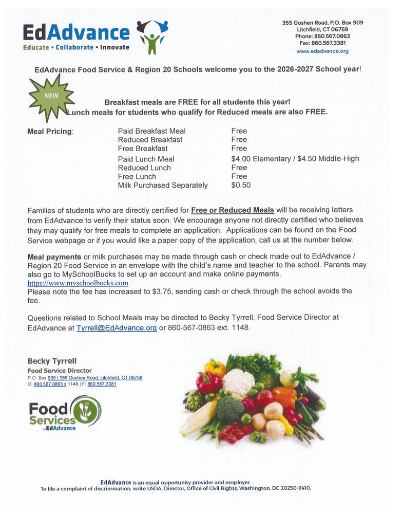 EdAdvance - Free Breakfast Meals