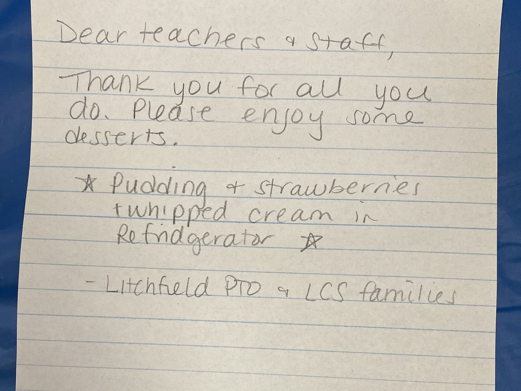 Teacher & Staff Appreciation Week