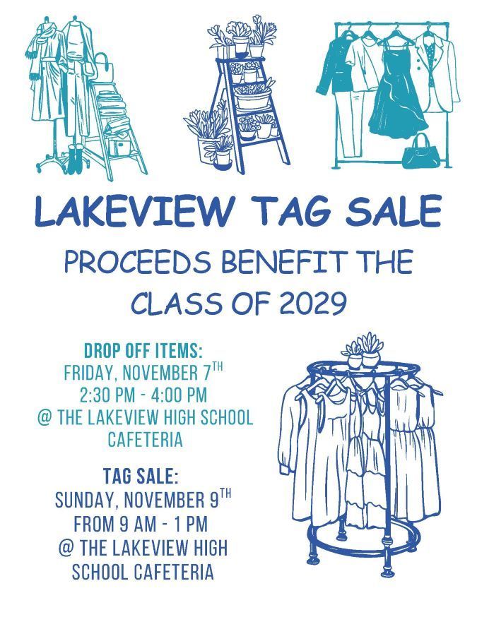 Class of 2029 TAG SALE - Sunday