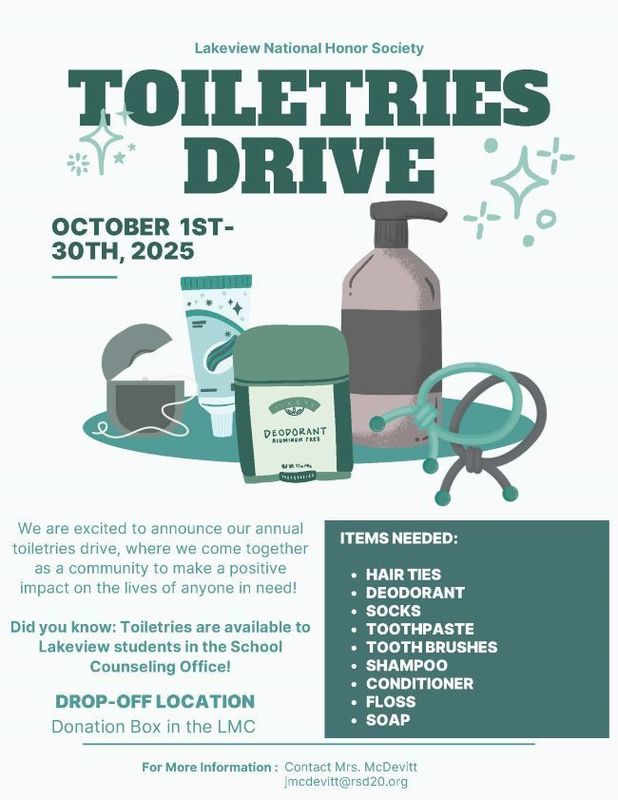 NHS Toiletries Drive! 