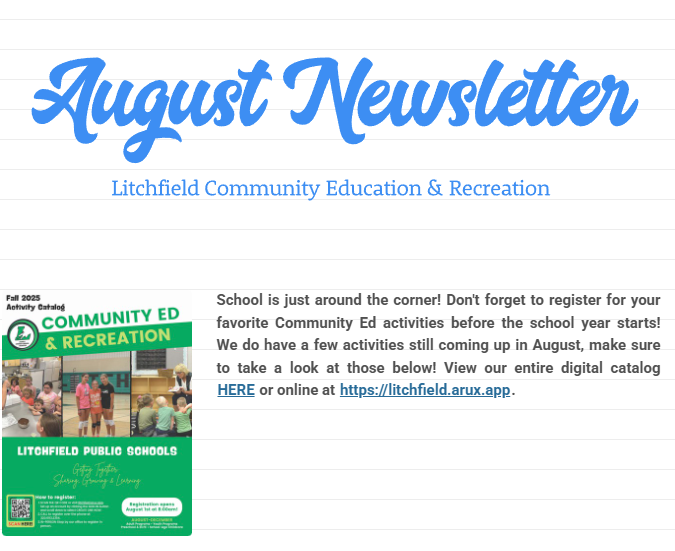 August Newsletter
