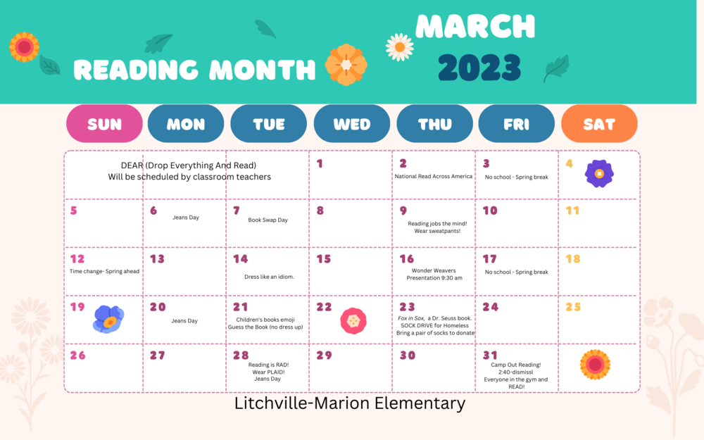 calendar | Litchville-Marion School District calendar | Litchville-Marion School District