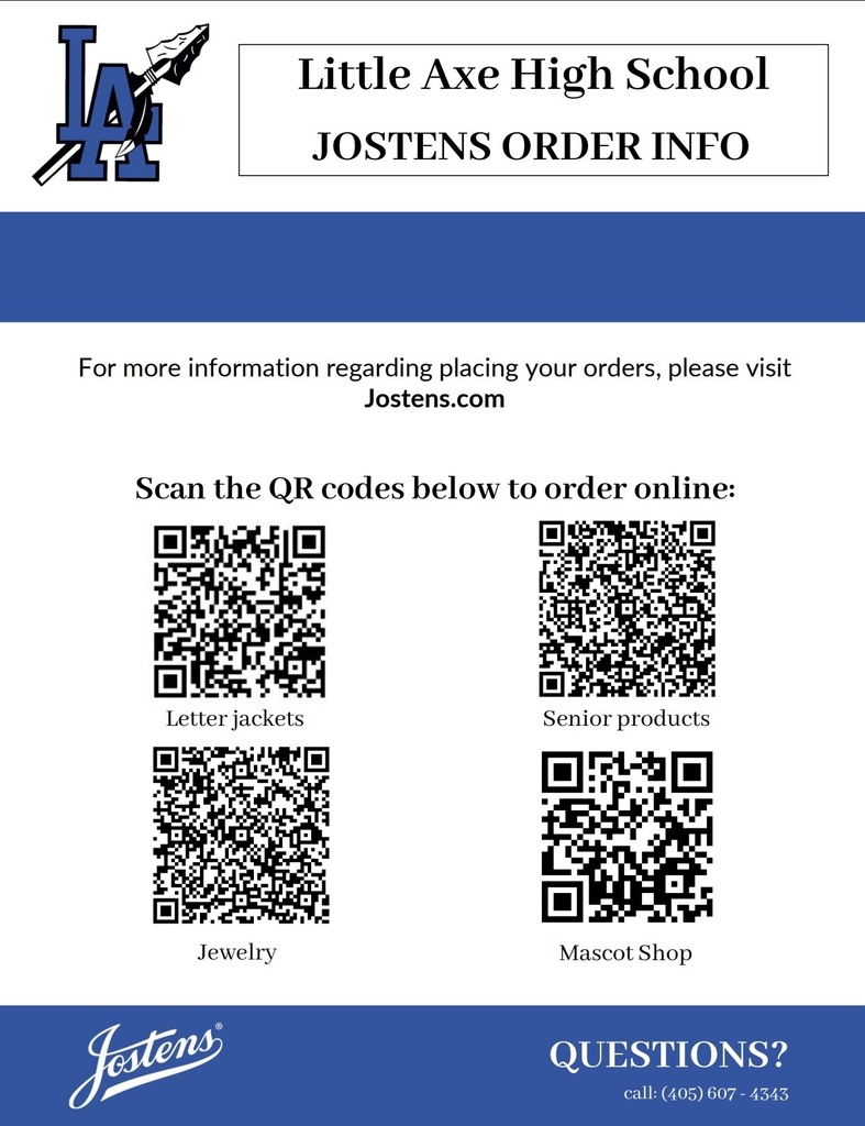 Links to order Jostens products.