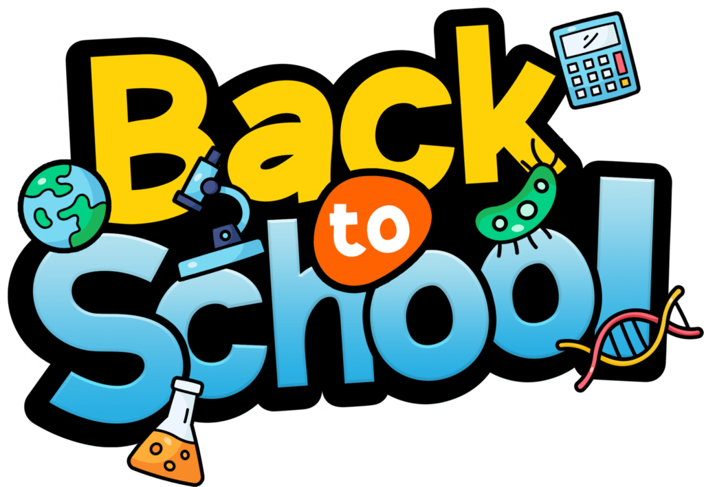 Back to School - Classes start on 9/4