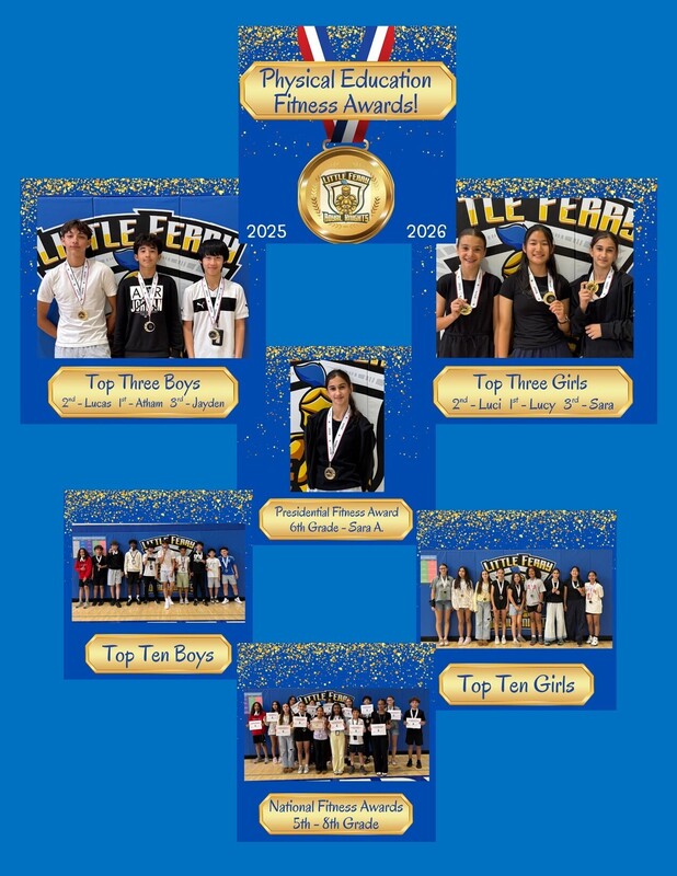 25-26 Physical Education Awards Recipients