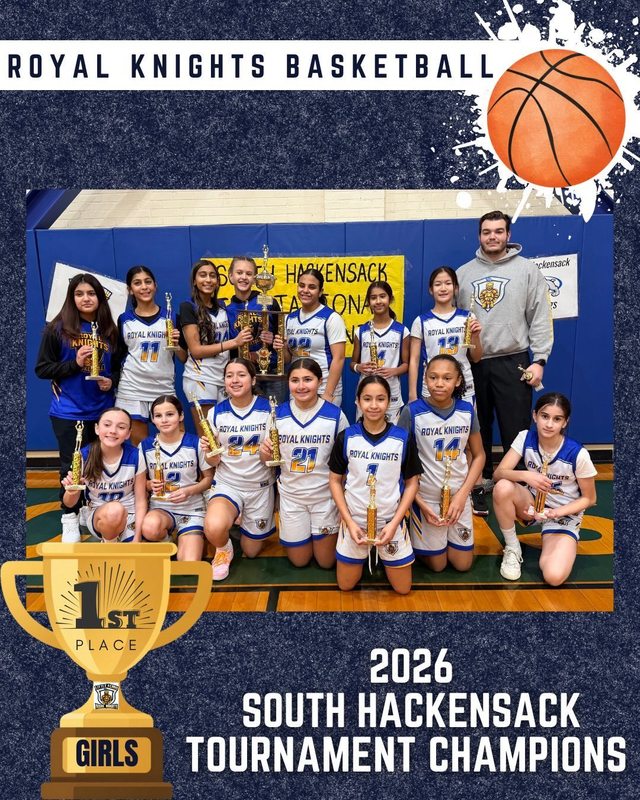 S. Hackensack Tournament Girls Champions