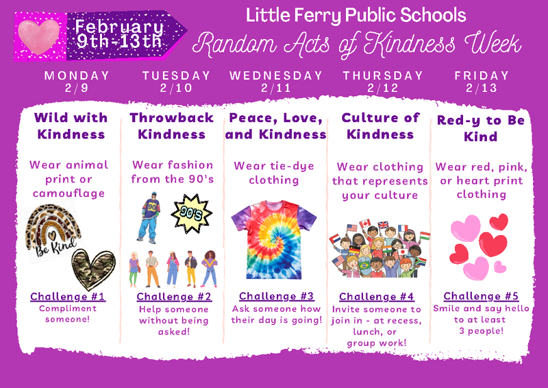 Random Acts of Kindess Week - 2/9/2/13