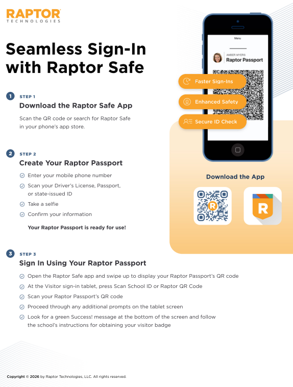 Raptor Seemless Sign-in