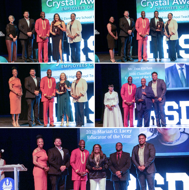 Pictures of the overall winners from the 2026 Crystal Awards Gala