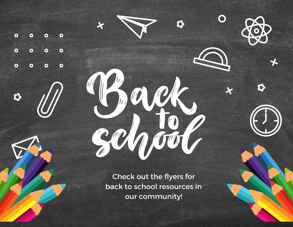 Back to School Announcement