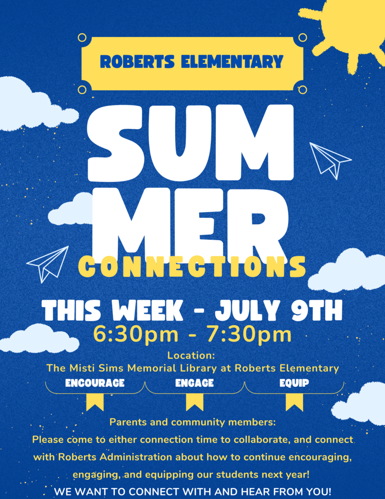 Summer Connections THIS WEDNESDAY