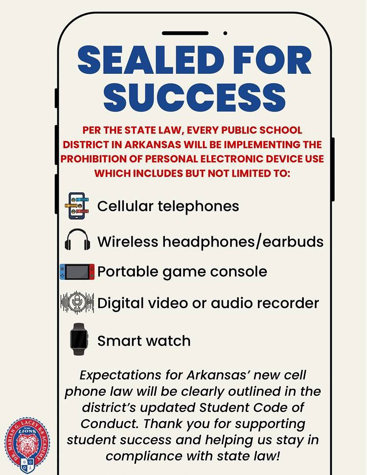 Sealed for Success Cell Phone Policy