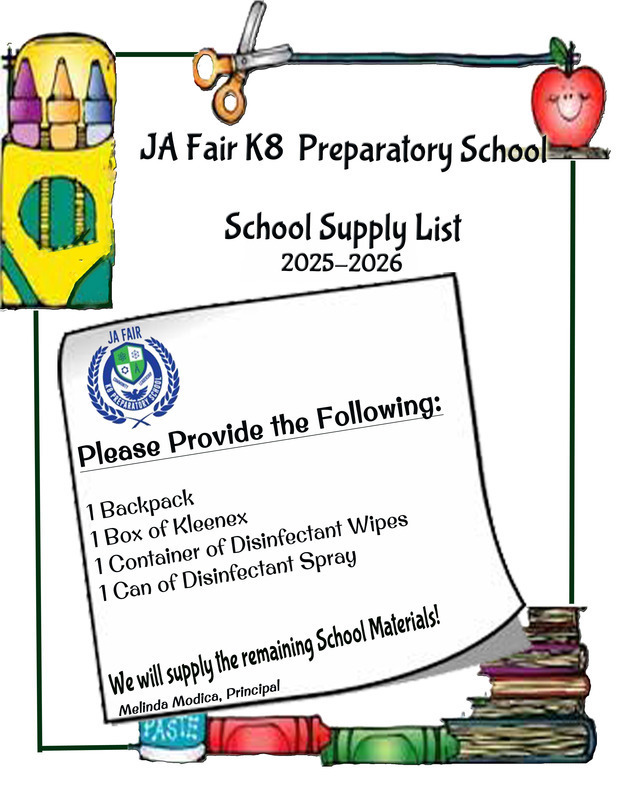 School Supply List