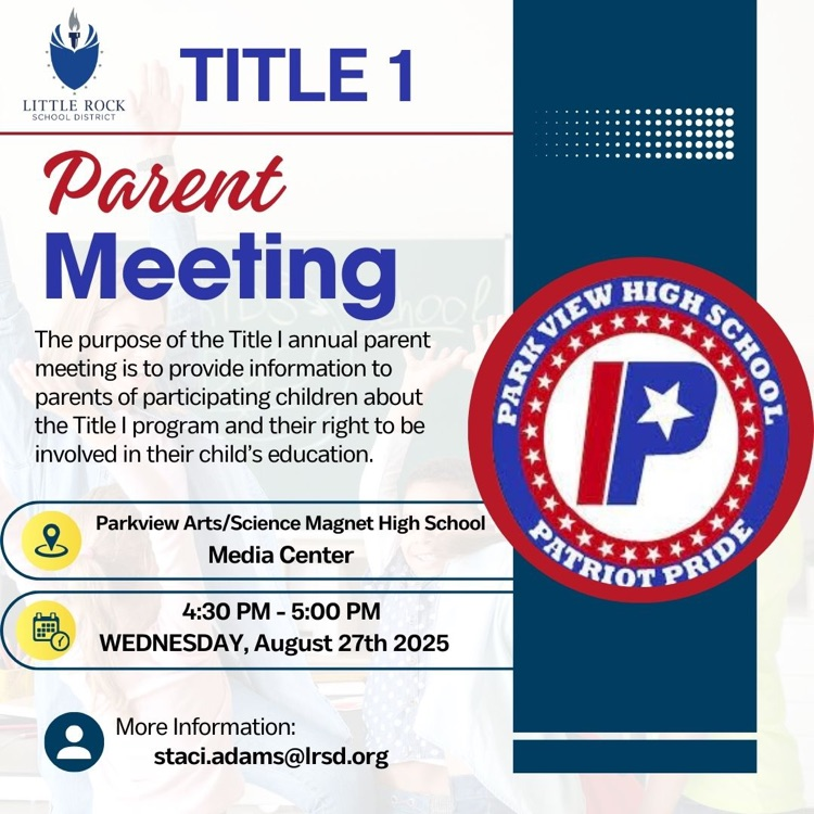 title 1 Meeting august 27 2025 from 4:30 - 5:00 pm
