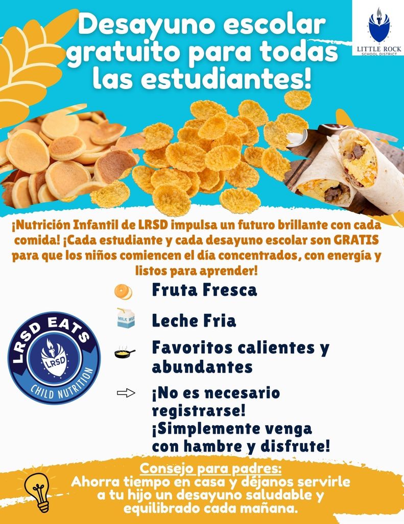 Free Breakfast for ALL students!