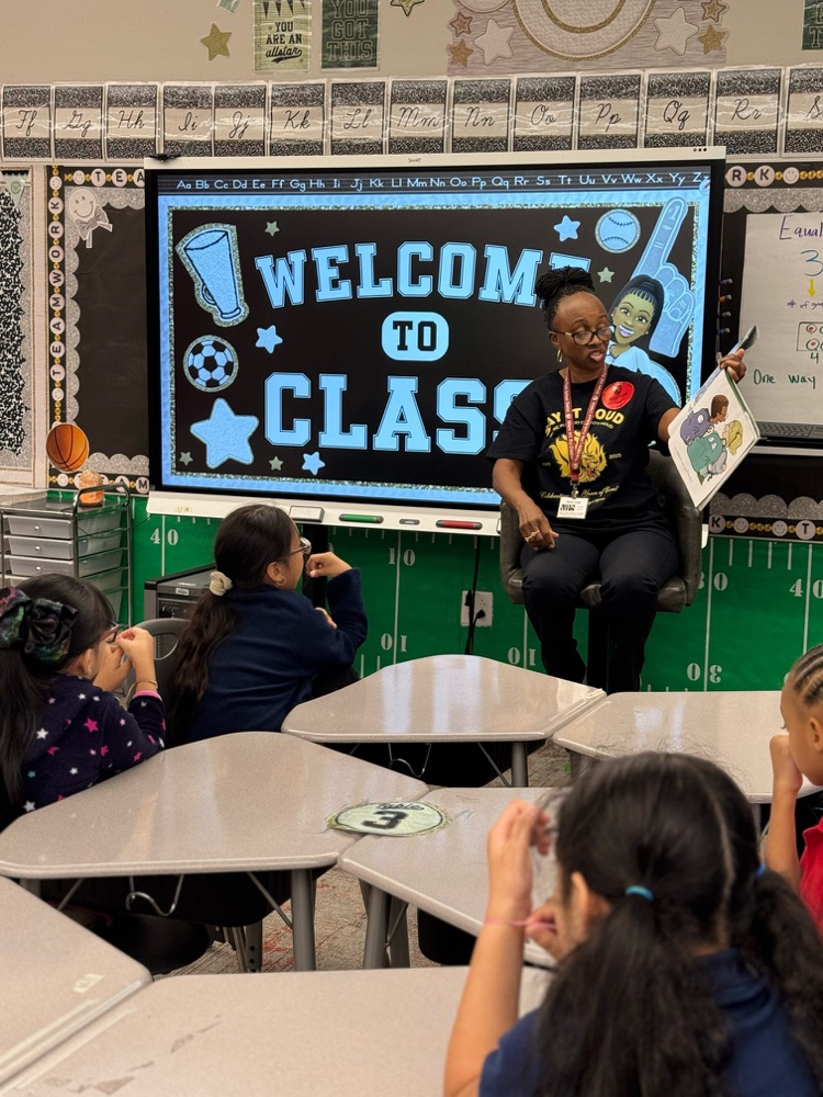 Students are being read to whole-group