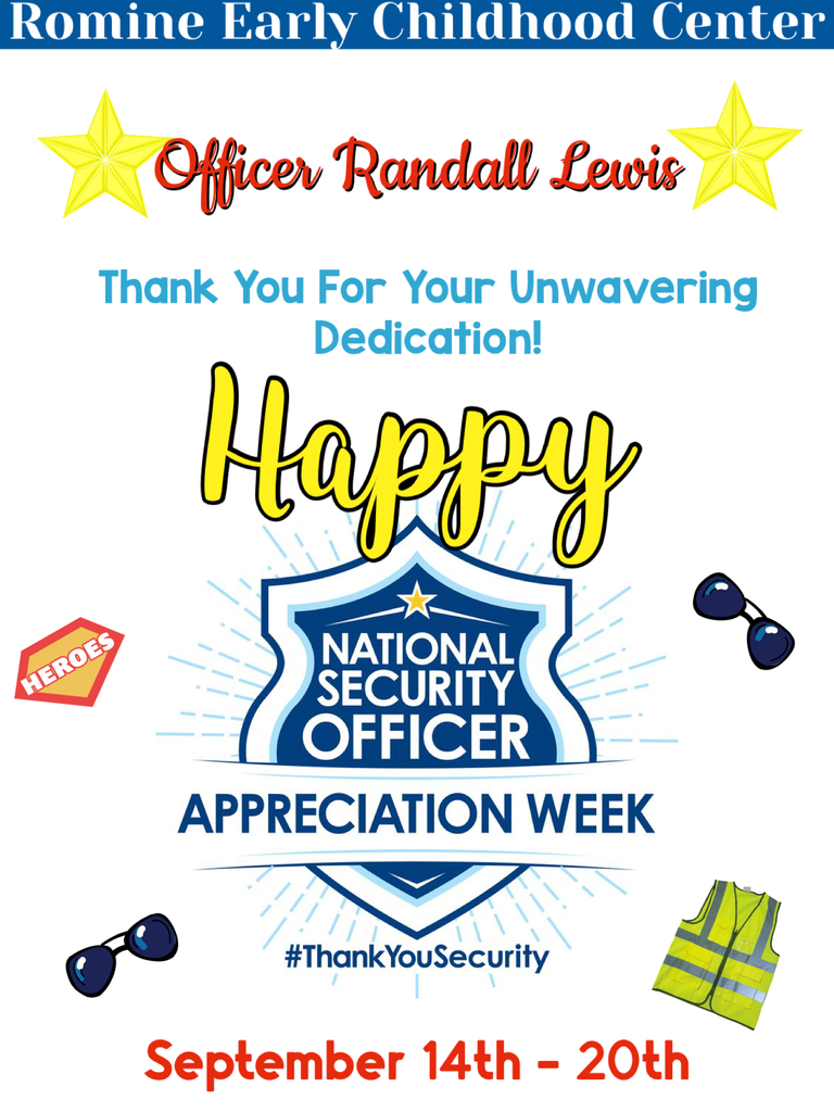 Happy National Security Officer Week!