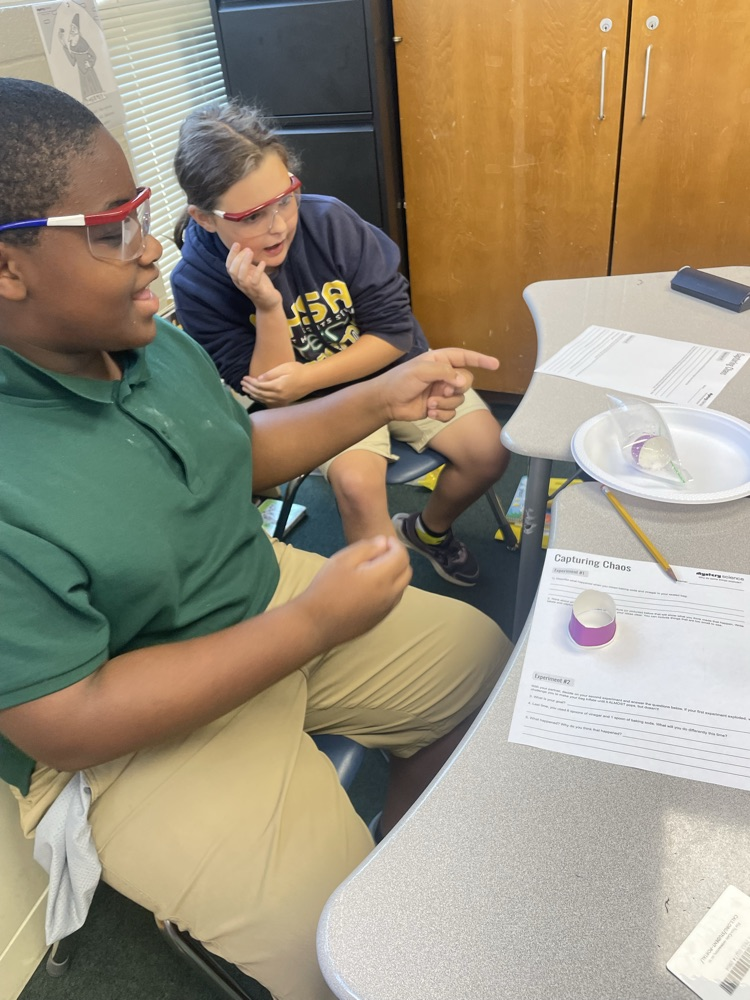 FHSA 5th grade science experiment