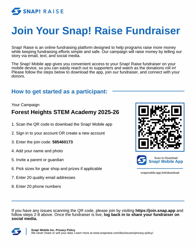 Snap! Raise information