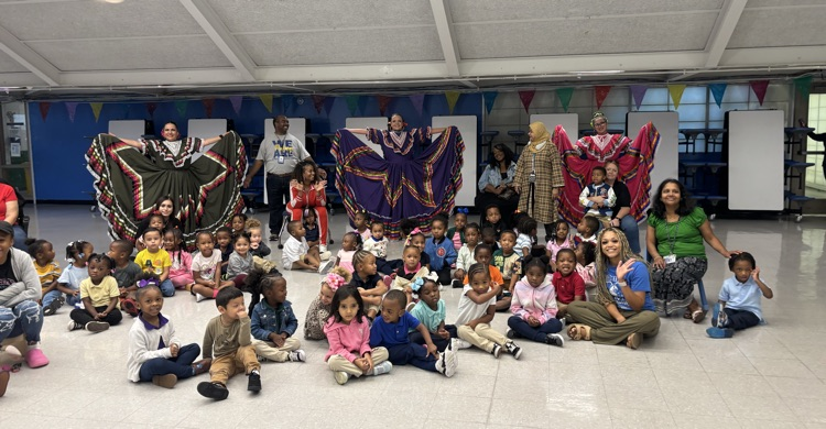 PreK 3 celebrating Hispanic Heritage month
