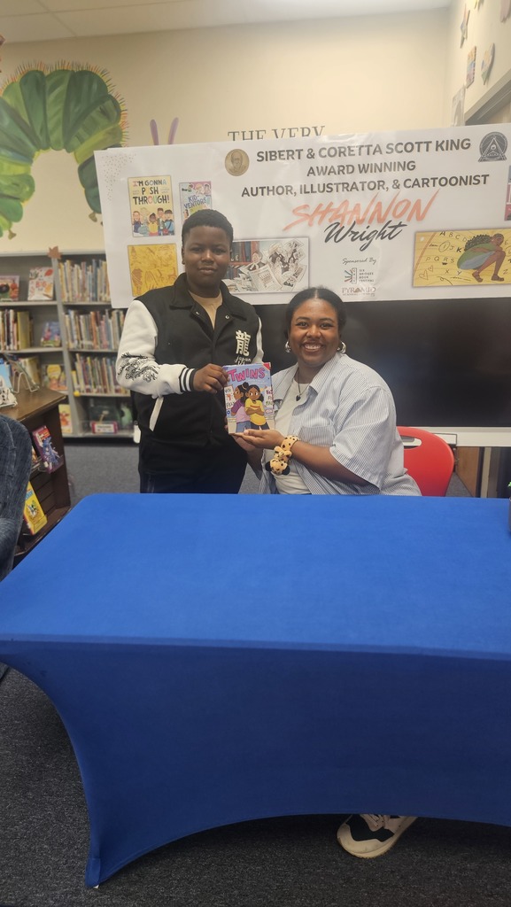Image of student with author, Shannon Wright. 