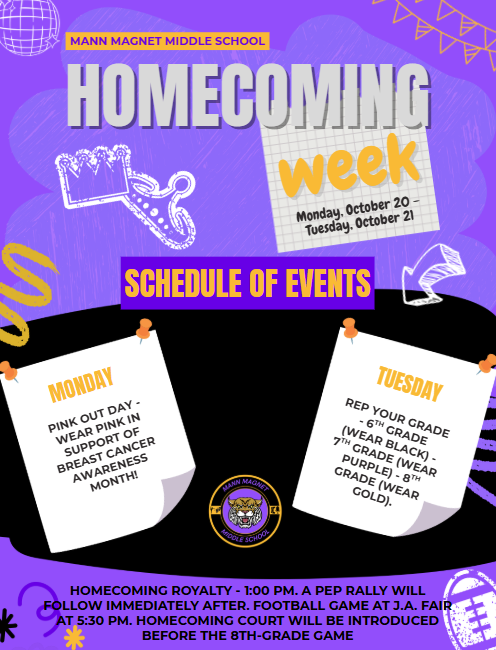 HOMECOMING FLYER!