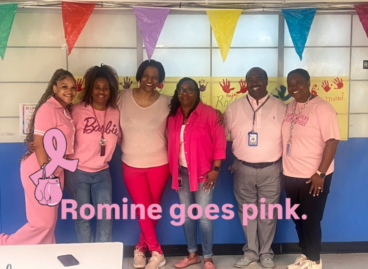 Romine goes pink for Breast Cancer Awareness !