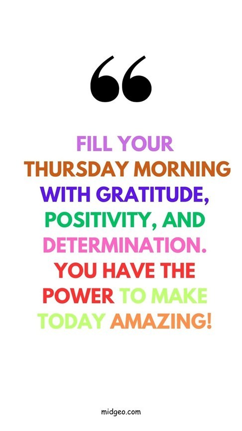Thriving Thursday!