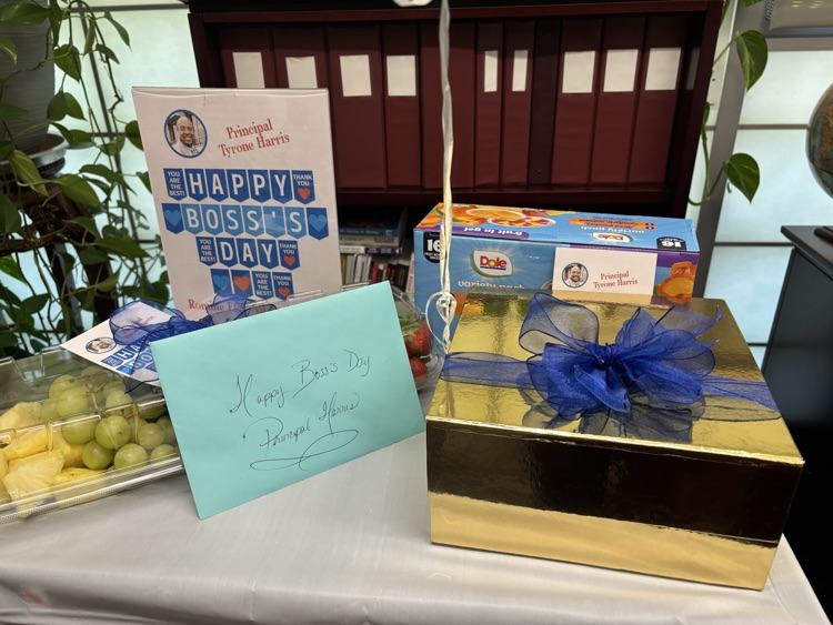 Happy Boss’s Day Principal Tyrone Harris!