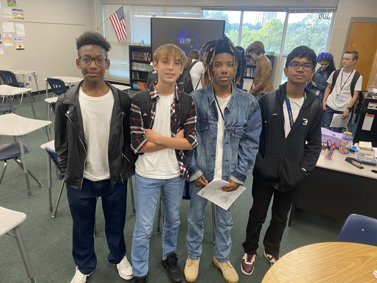 FHSA Outsiders students posing