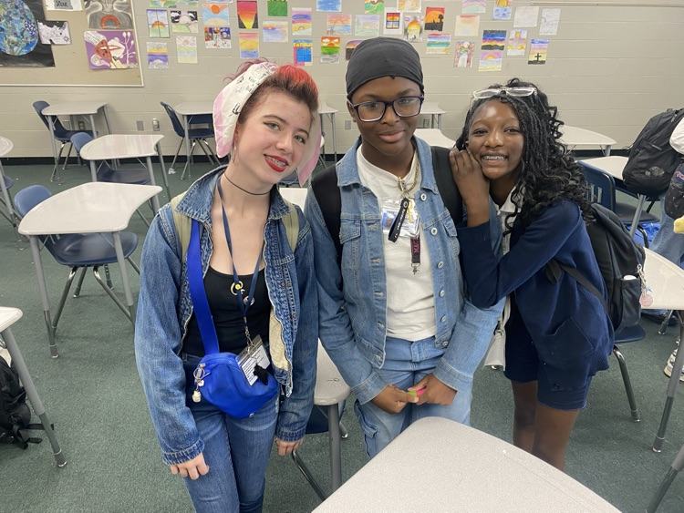 FHSA Outsiders students posing
