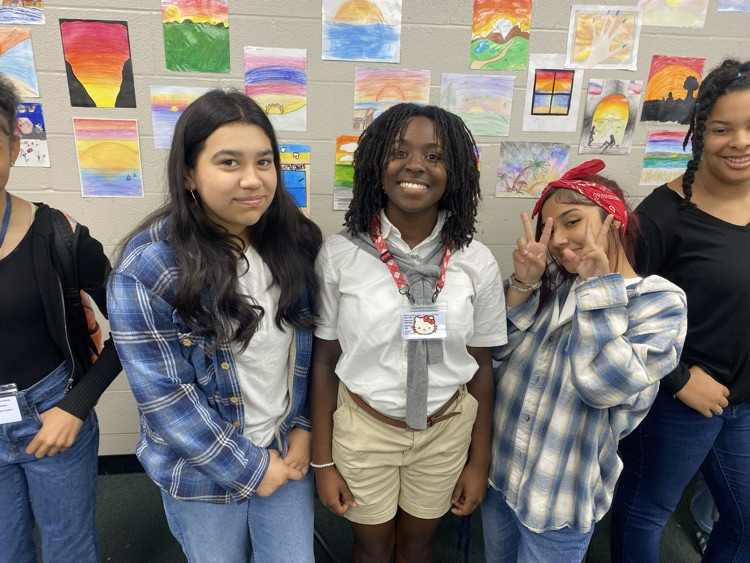 FHSA Outsiders students posing