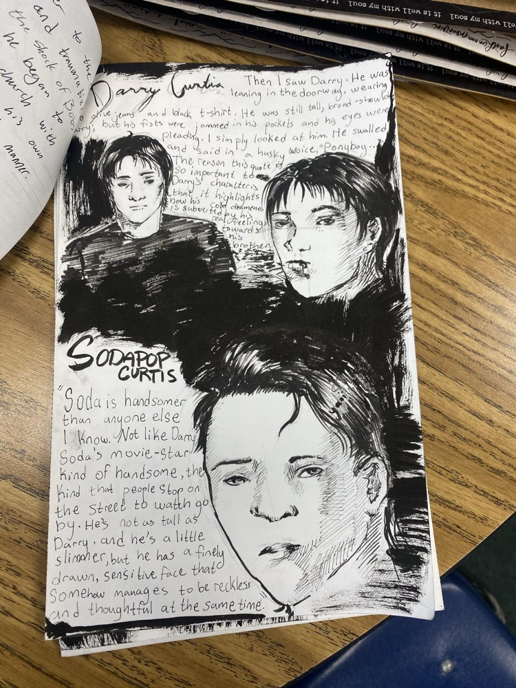 outsiders character boooks