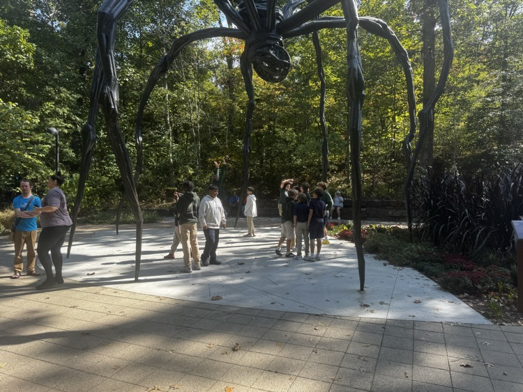 7th grade trip to Crystal Bridges